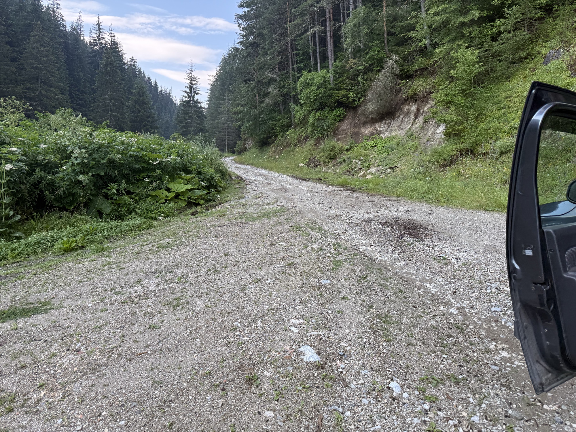 Raue Zufahrt in den Rhodopen
