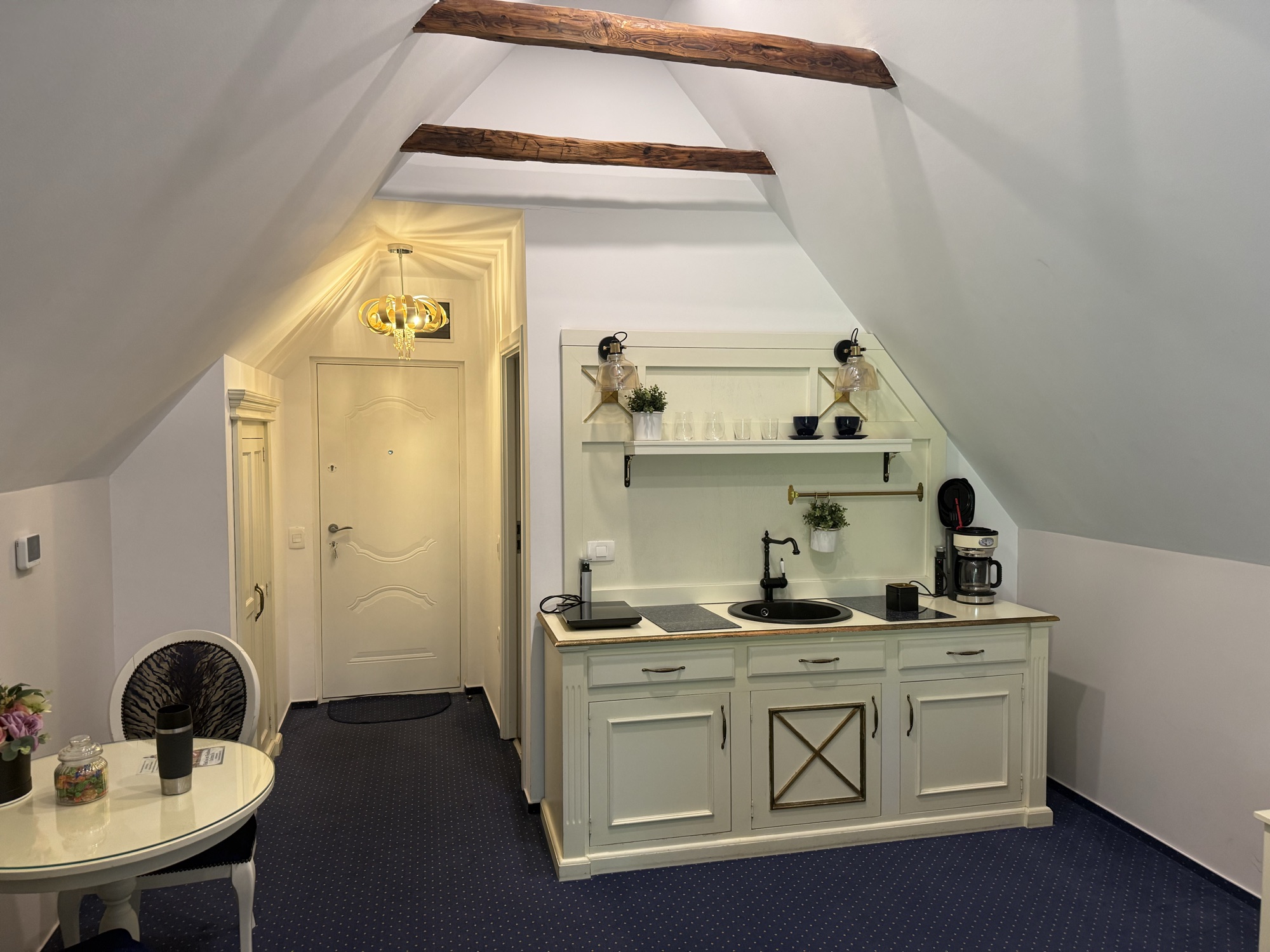 Dachzimmer in der Casa Hermanni in Sibiu